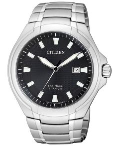 Citizen Eco-Drive Super Titanium meeste käekell musta sihverplaadiga | BM7430-89E