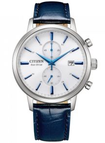 Citizen Eco-Drive kronograaf terasest B642 kellamehhanismiga ja valge sihverplaadiga | CA7069-16A