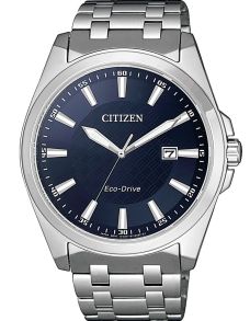 Citizen klassikaline meeste käekell Eco-Drive'iga ja sinise sihverplaadiga roostevabast terasest | BM7108-81L