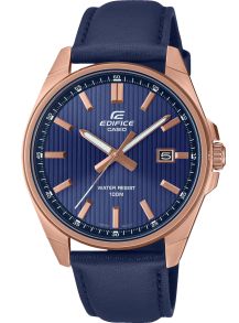 Casio Edifice spordikell sinise sihverplaadi ja nahkrihmaga | EFV-150CL-2AVUEF