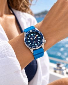 Citizen Promaster Eco-Drive naiste sukelkell sinise sihverplaadiga | EO2028-06L
