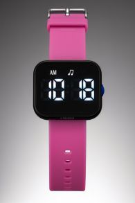 Fibex 16 Alarms Vibrating & Acustic Reminder Watch - Pink