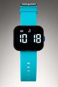 Fibex 16 Alarms Vibrating & Acustic Reminder Watch - Turquoise