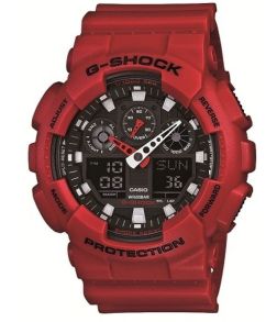 G-Shock spordikell silmatorkava punase disainiga | GA-100B-4AER