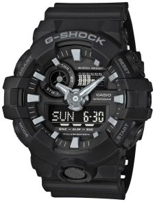 Must Super Illuminator G-Shock mitme ajavööndiga kell | GA-700-1BER