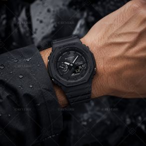 Päikesepatareiga Bluetooth-kell Carbon Core Guard disainiga | GA-B2100-1A1ER