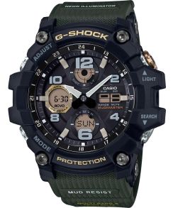 G-Shock Mudmaster päikesepatareiga ja raadiokontrolliga kell 200M veekindlusega | GWG-100-1A3ER