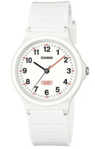 Valge biovaigust Casio naiste analoogkell keskkonnasõbraliku disainiga | LQ-24B-7BEF