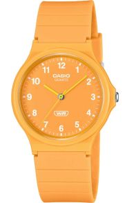 Oranži sihverplaadiga biovaigust analoogkell Casio ökoteadlikus disainis | MQ-24B-9BEF