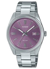Lilla sihverplaadiga klassikaline Casio kell Neo-Display valgustusega | MTP-1302PD-6AVEF