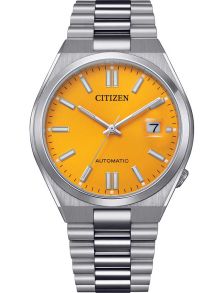 Citizen Automatic Tsuyosa meeste käekell terasest | Kollane sihverplaat ja safiirklaas | NJ0150-81Z
