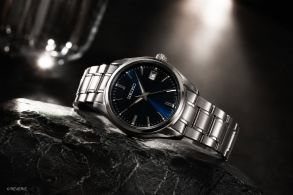 Seiko Mens Classic Blue Steel 40mm