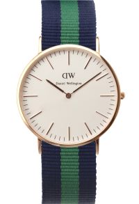 Daniel Wellington Meeste käekell, Classic Warwick, Punakuldne, 40mm