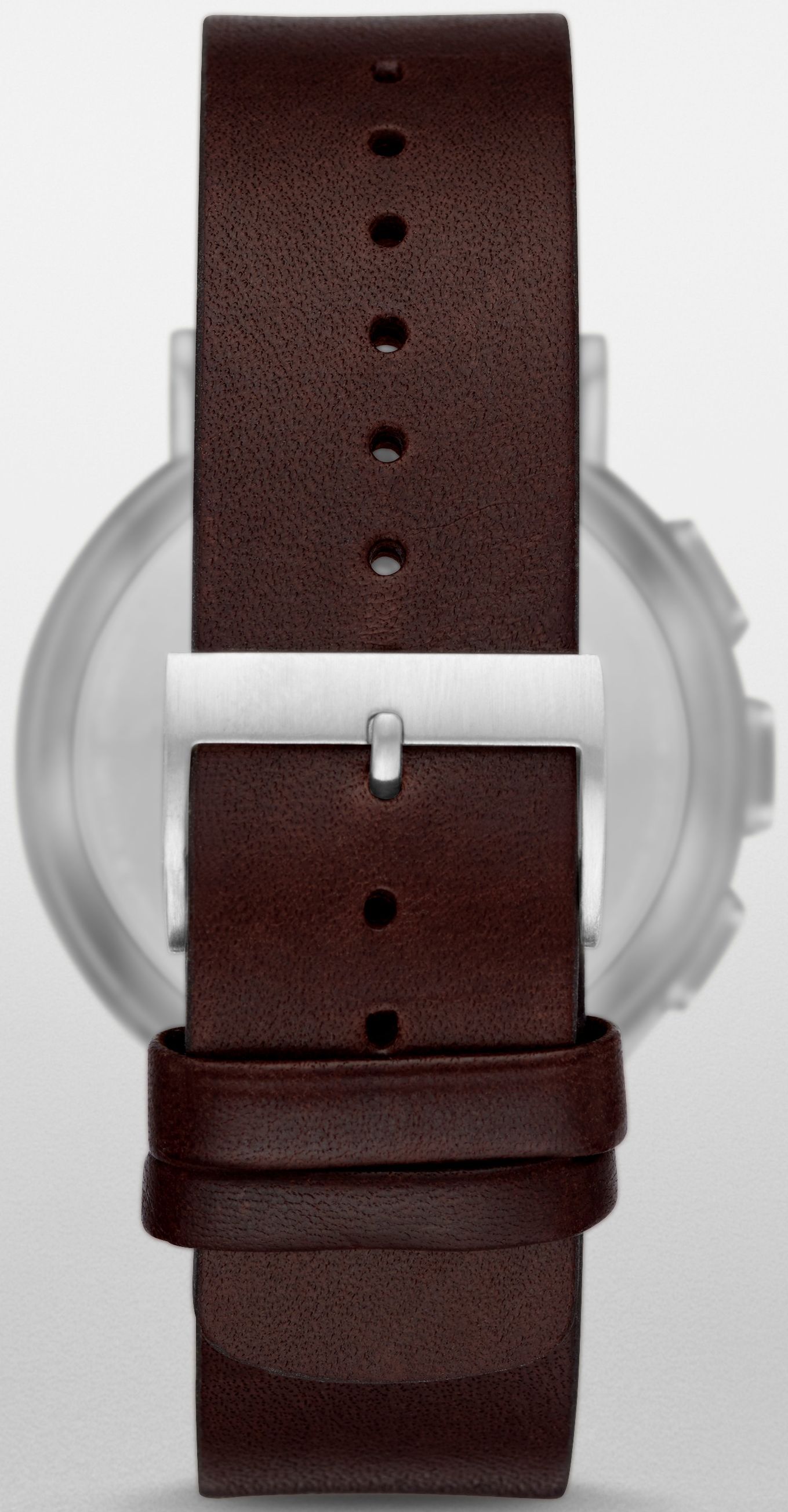 Brown leather strap for Skagen Connected Hagen Smartwatch Hybrid SKT1111 RIP