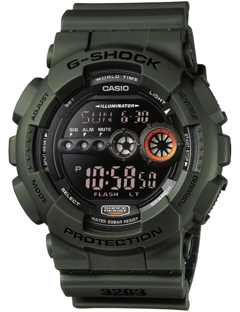 CASIO  G-SHOCK   3263   GD-100MS Gショック G-Shock GD-100MS-1ER - Casio Watch • Watchard.com
