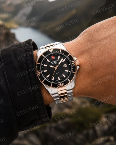 Swiss Alpine Military Two-Tone Sapphire 44mm