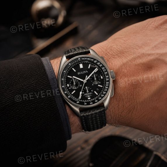 Bulova lunar piloot kronograaf - Apollo 15 väljaanne kvartsikell kuumaandumise ajalooga | 96B251