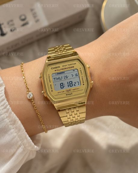 Kuldne nutikas sammuloenduriga Bluetooth Casio kell | ABL-100WEG-9AEF