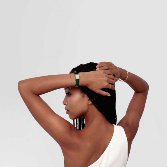 Daniel Wellington Bound Mini Green Lizard Gold DW00100906