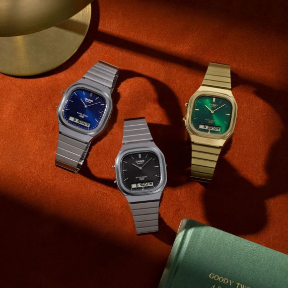 Casio Vintage Ana-Digi Unisex AQ-240E-2A2EF