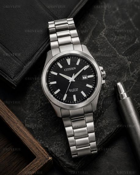 Citizen elegantne meeste käekell Eco-Drive'i ja Super Titaniumiga | BM7470-84E