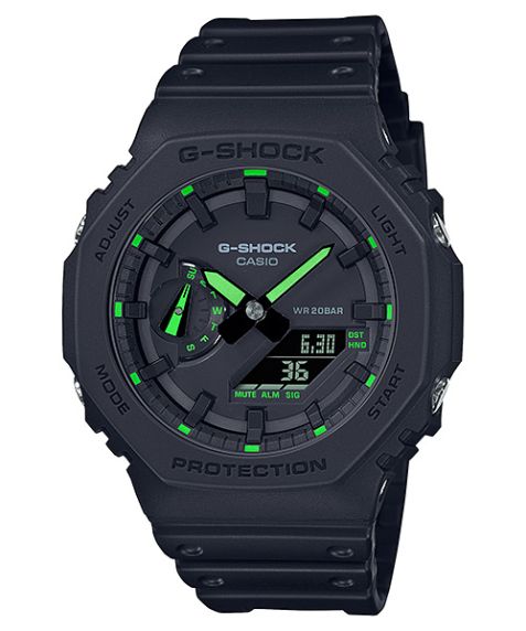Ultra-õhuke G-Shock kell stiilse Carbon Core disainiga | GA-2100-1A3ER