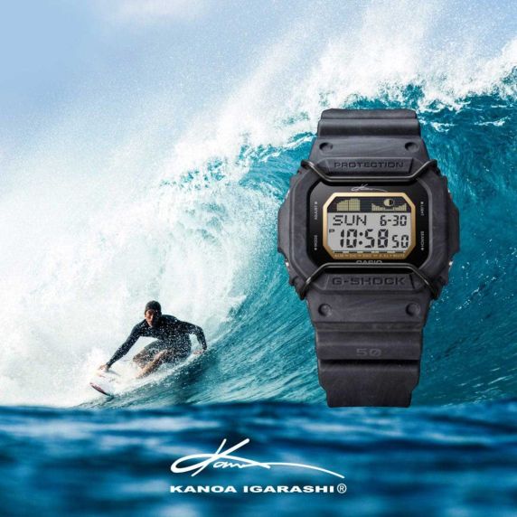 Kanoa Igarashi Pro Surfer G-SHOCK loodetabeli ja kuufaasidega | GLX-5600KB-1ER