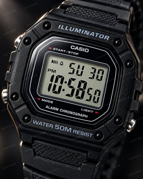 Casio Mens Black Sports Digital 43mm